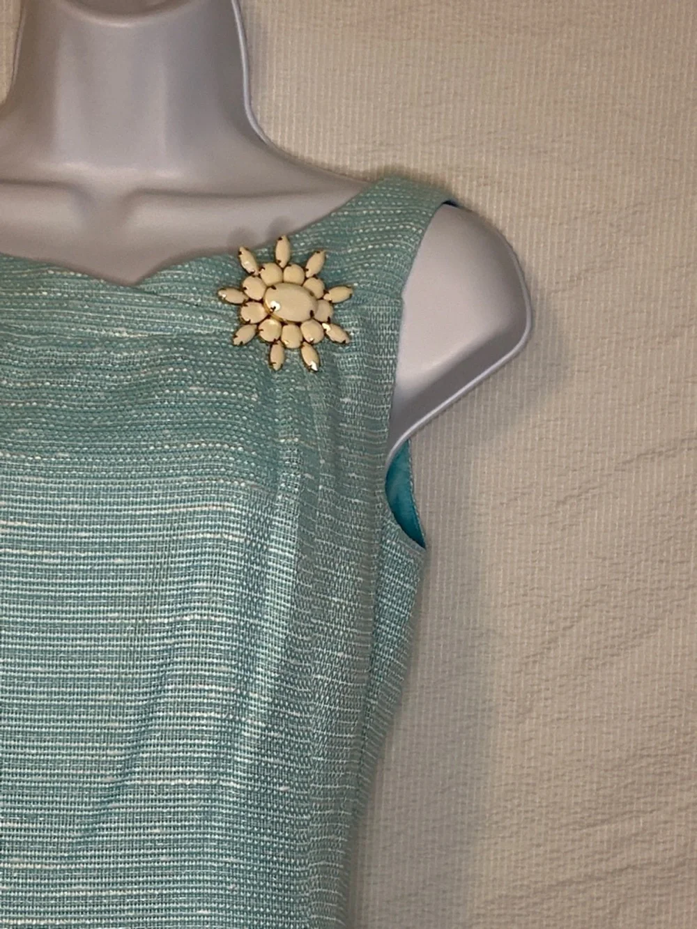 NWT Lilly Pulitzer Preppy Patt Dress, Shorely Blue, Swirly Boucle - Picture 3 of 7